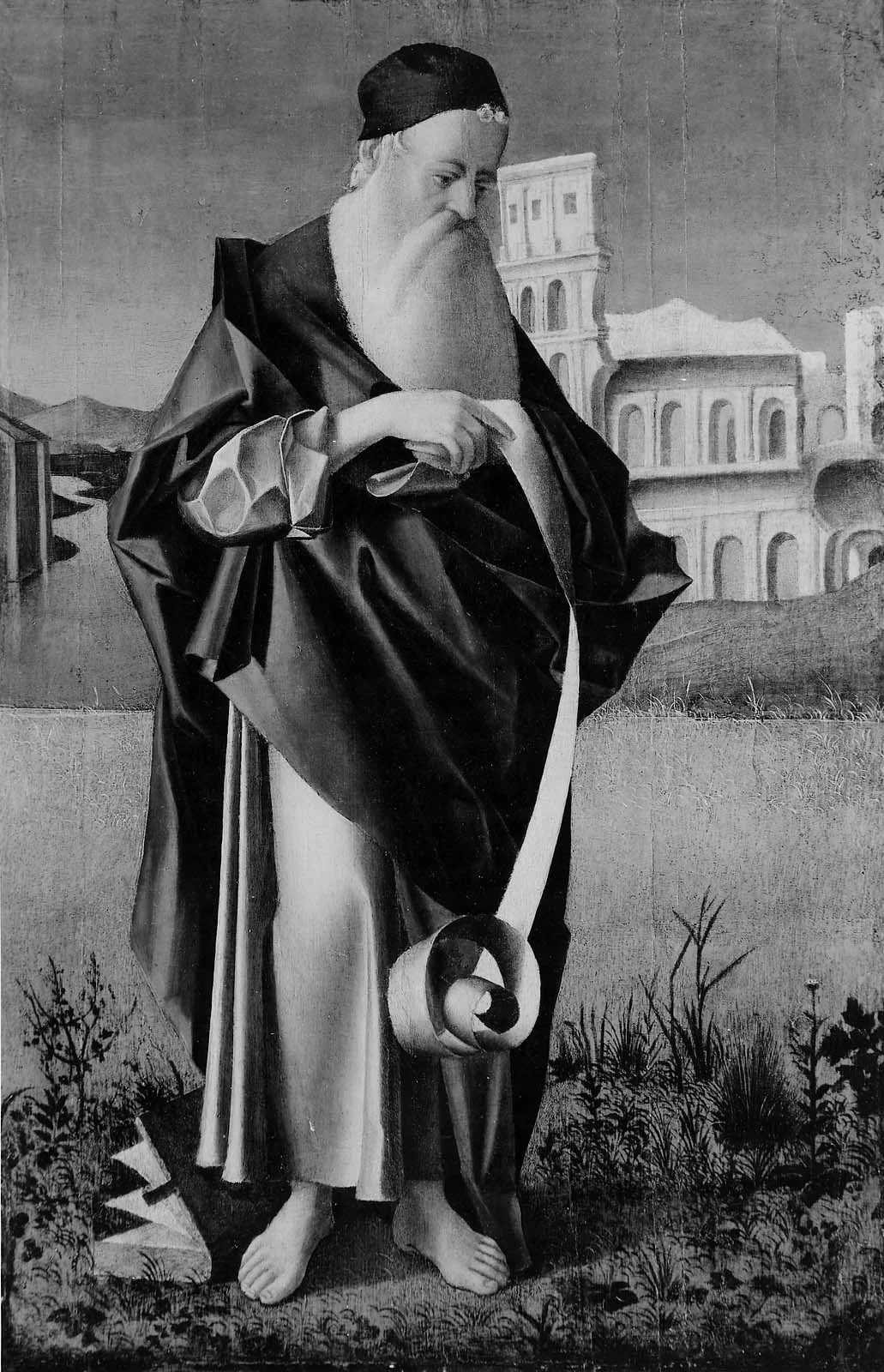 Saint Jerome, detail