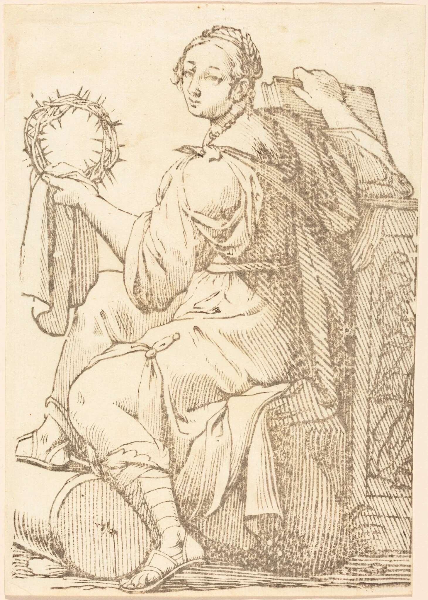 Sibylla Delphica, detail