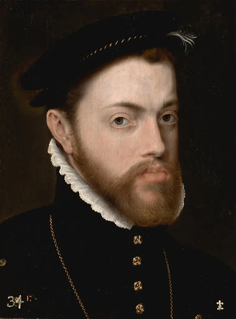Philip II, by Antonis Mor, oil, 1555