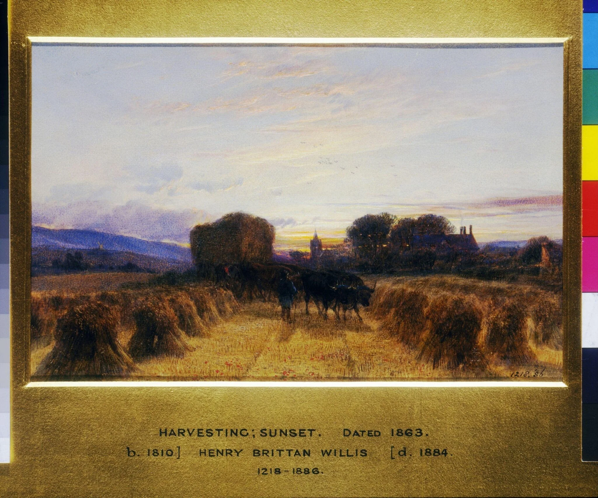 Harvesting : Sunset, detail