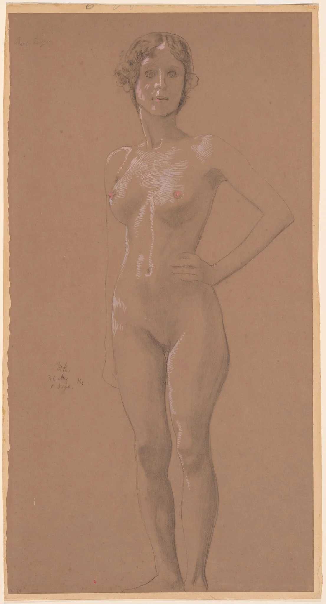Standing Nude, detail