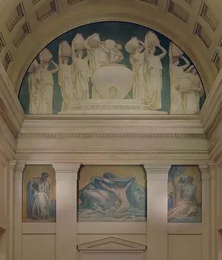 The Unveiling of Truth, by John Singer Sargent, oil, 1900