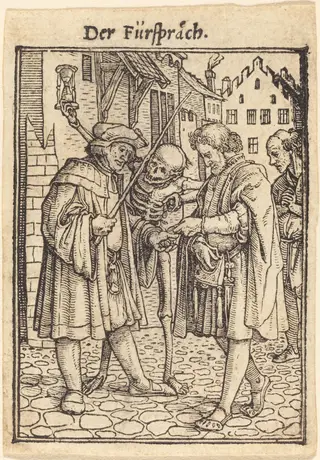 Der Fürsprach (The Lawyer), by Hans Lützelburger, ink, 1526