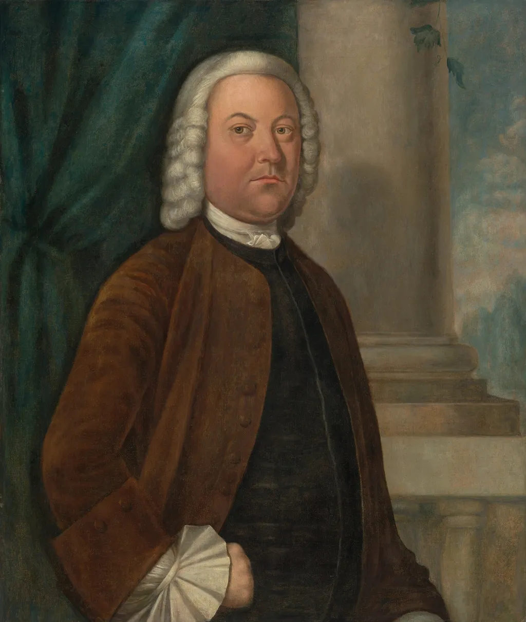 Dr. Samuel Boude, by Benjamin West, oil, 1756