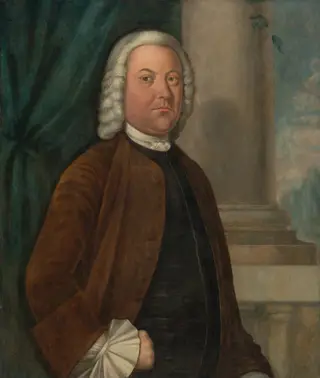 Dr. Samuel Boude, by Benjamin West, oil, 1756