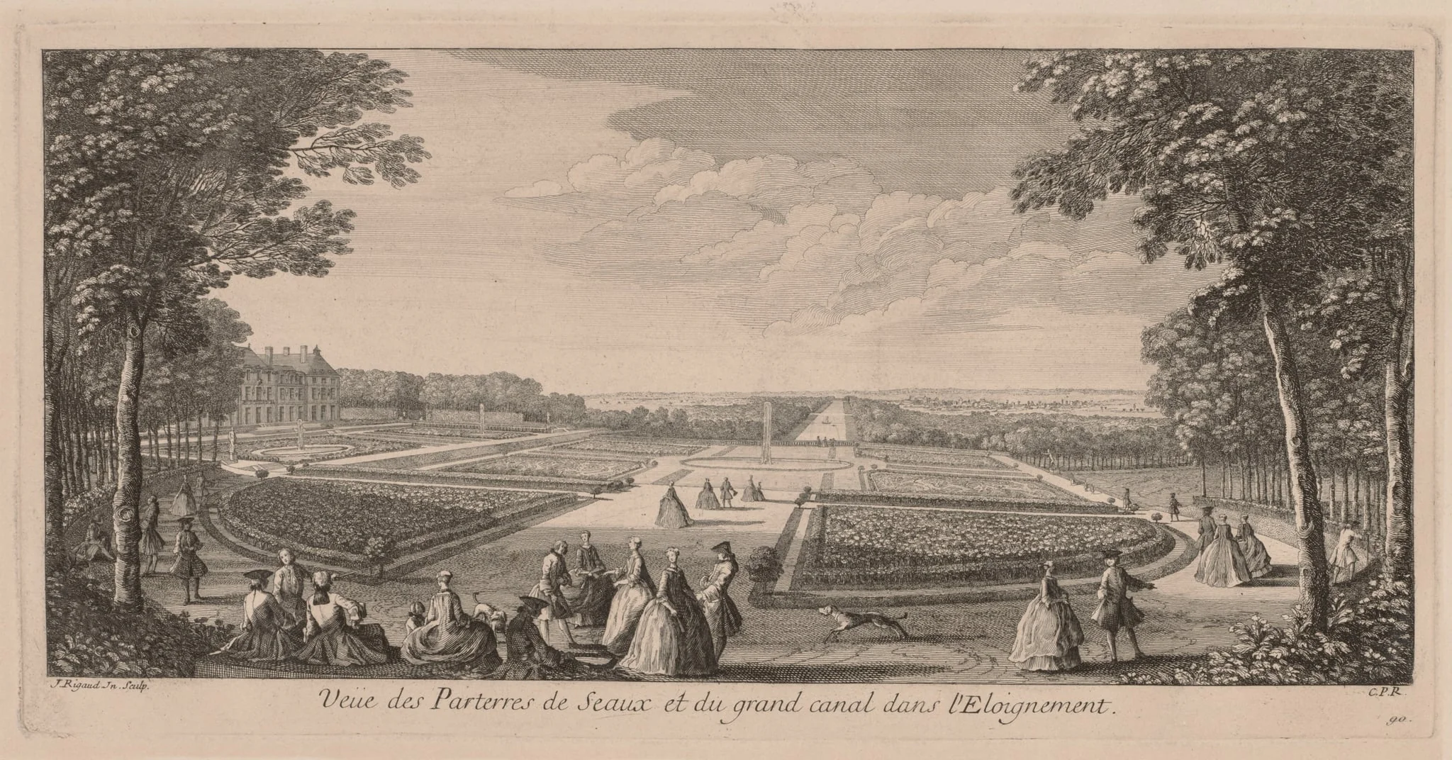 Flower Gardens of Seaux, detail