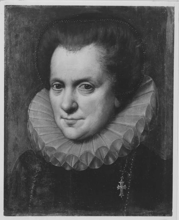 Bildnis der Marie Gramaye, verwitwete Coconniel, detail