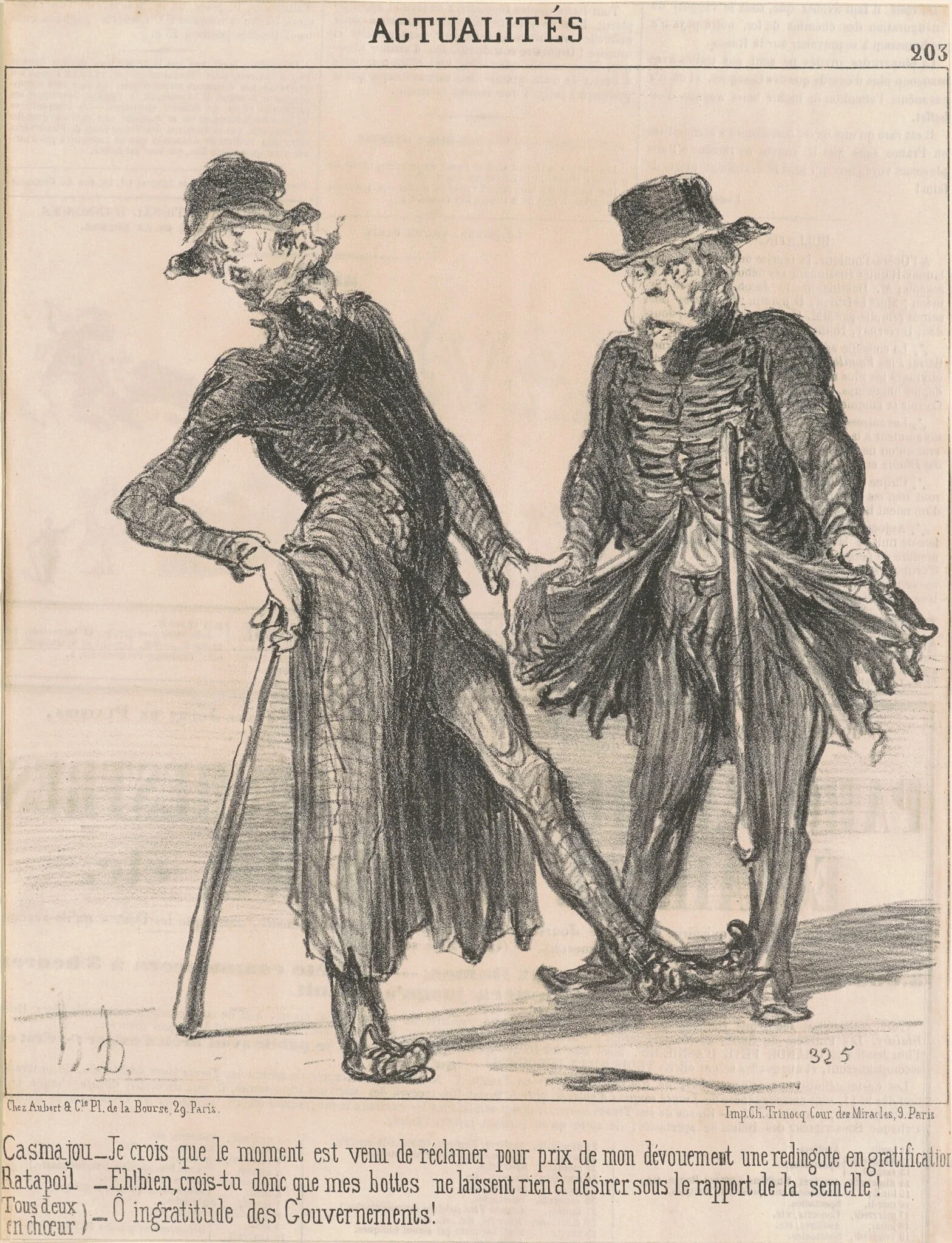 Casmajou -- Ratapoil (tous deux en choeur), detail