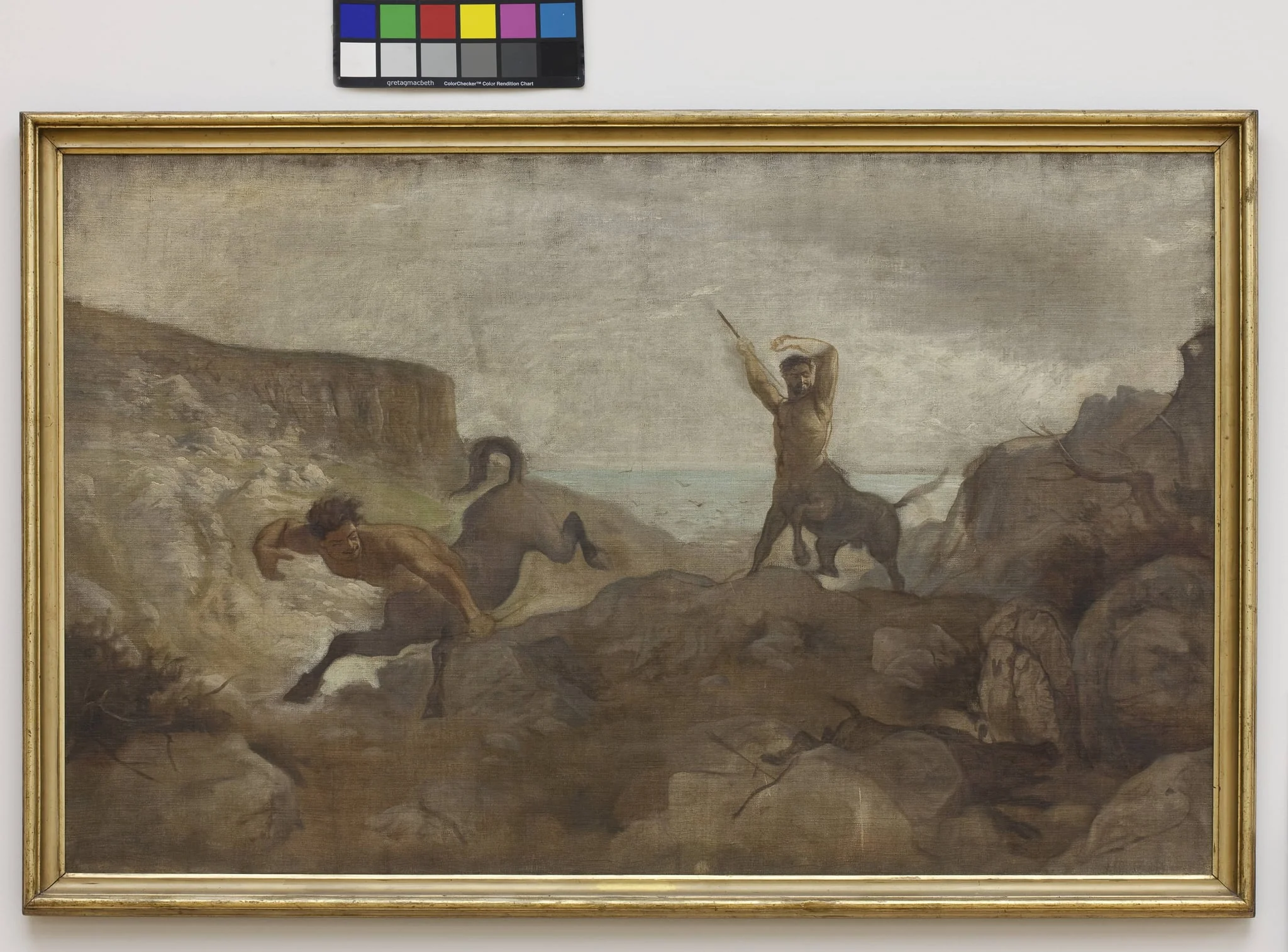 Centaurs Hunting Boars, detail