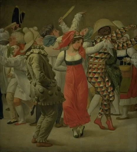 The Carnival in Rome. Fragment, detail