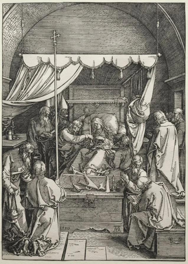 The Death of the Virgin, detail