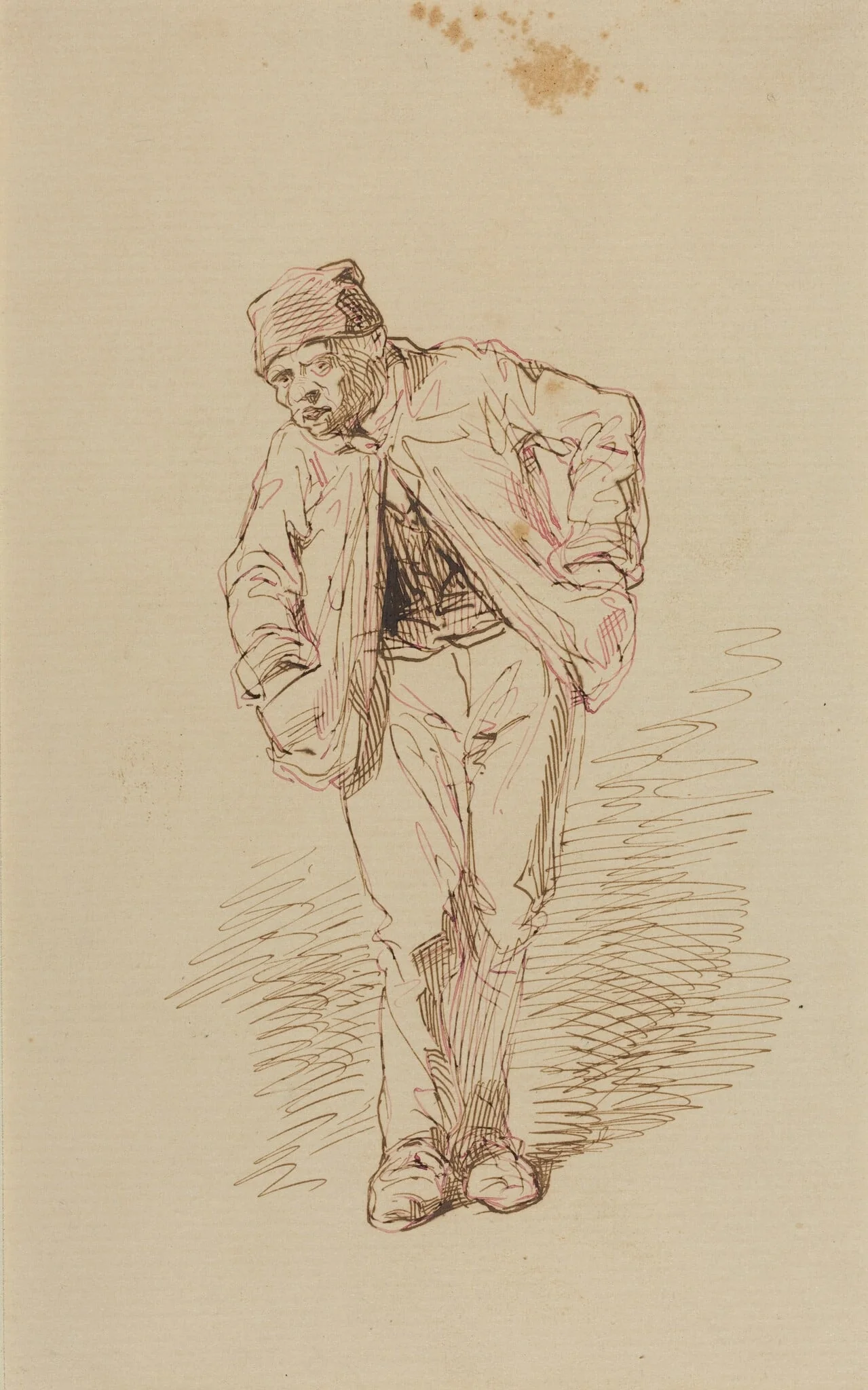 Sketch of a Man, detail