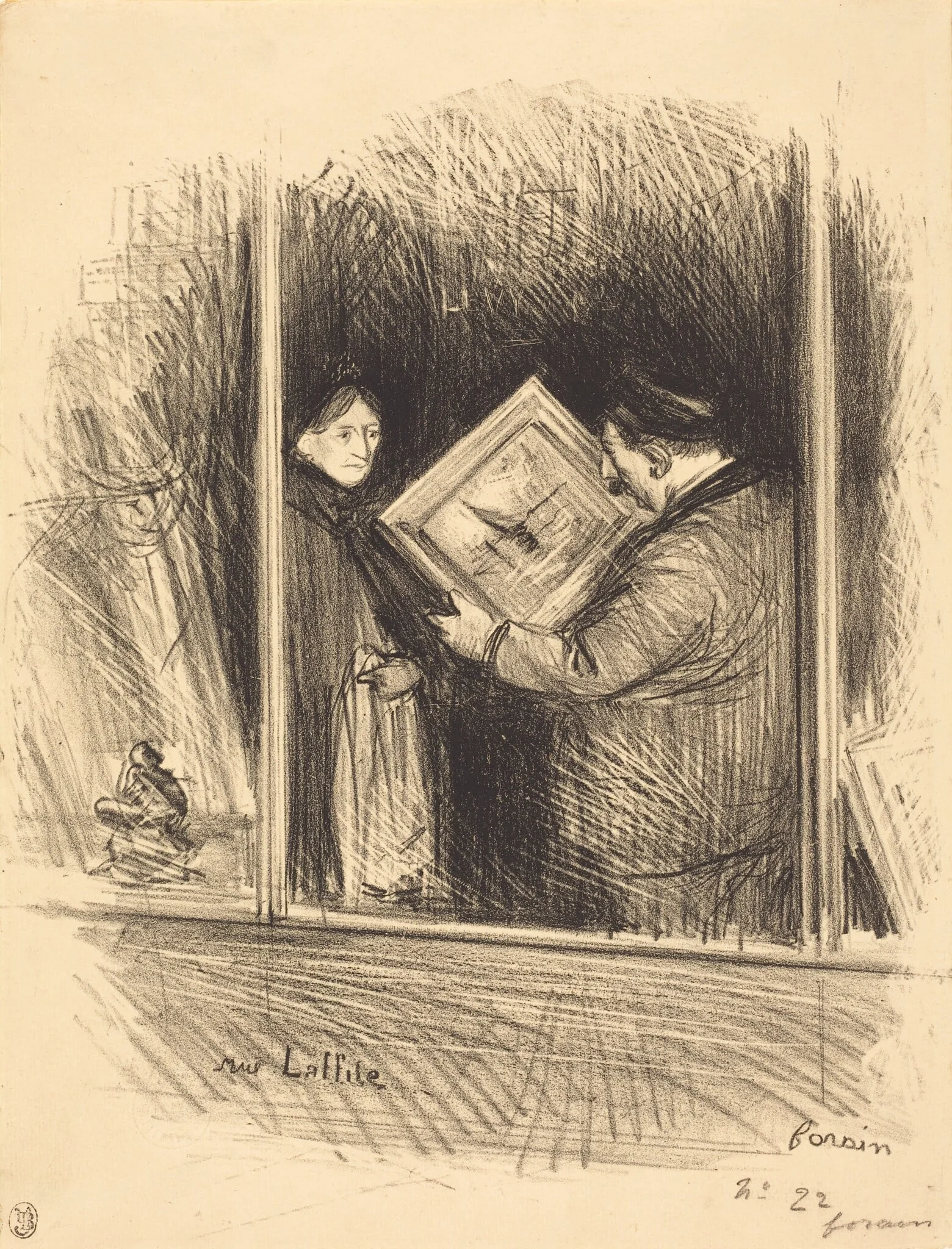 Rue Laffitte (Laffitte Street), detail