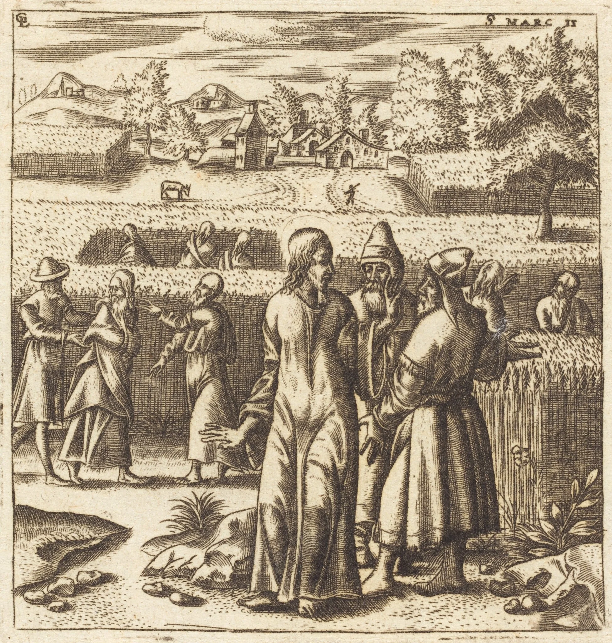 Christ and the Sabbath Laws, detail