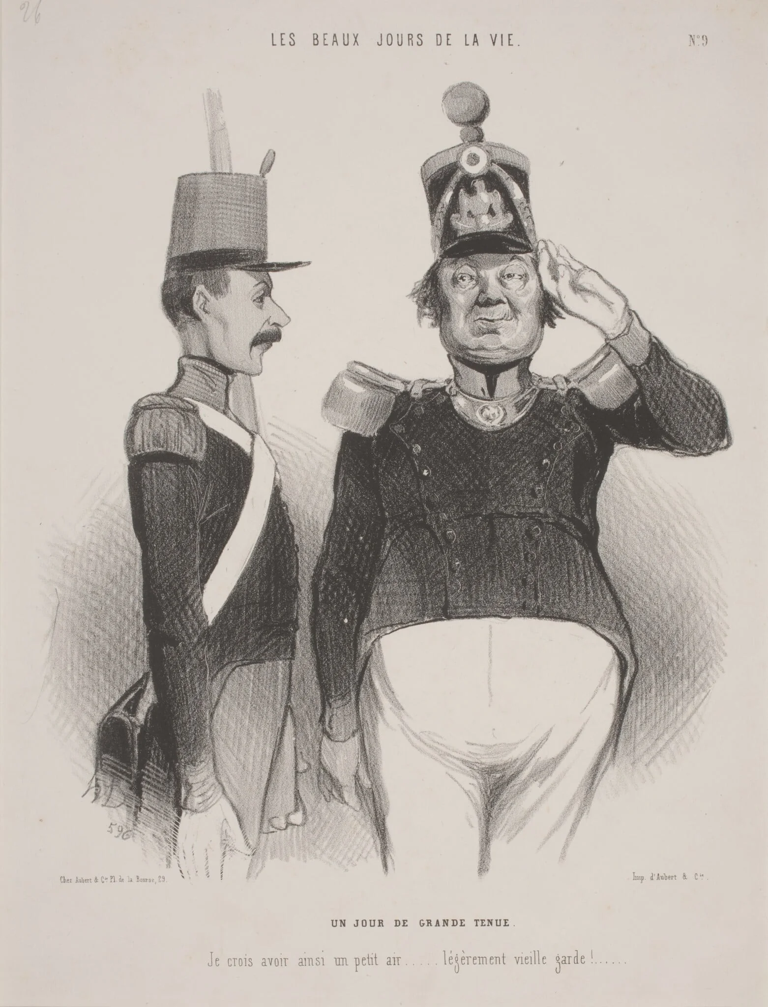 Un Jour de Grande Tenue, detail