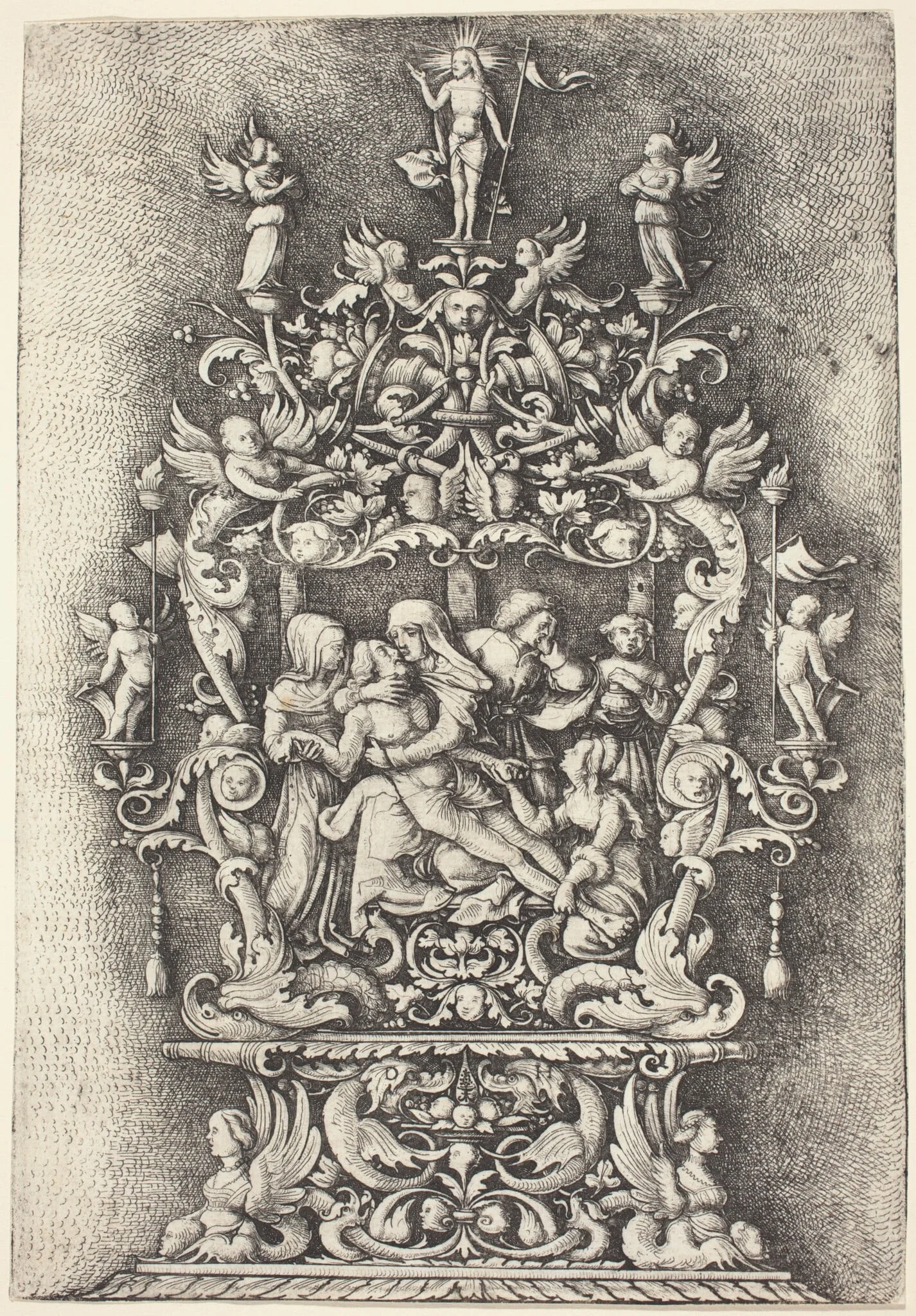 Reliquary with Pietà, detail