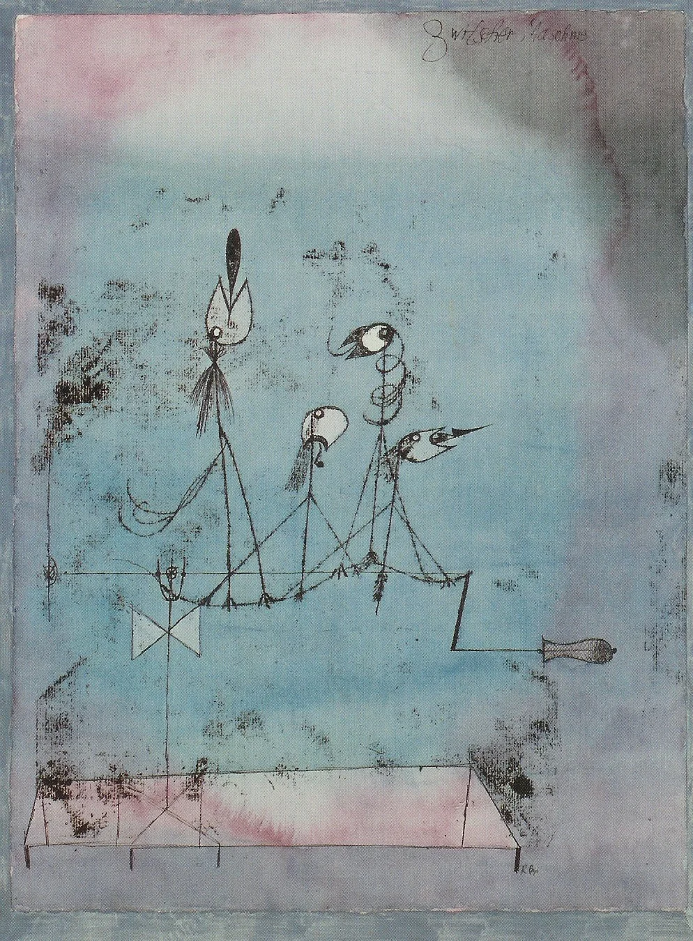 Twittering Machine, detail