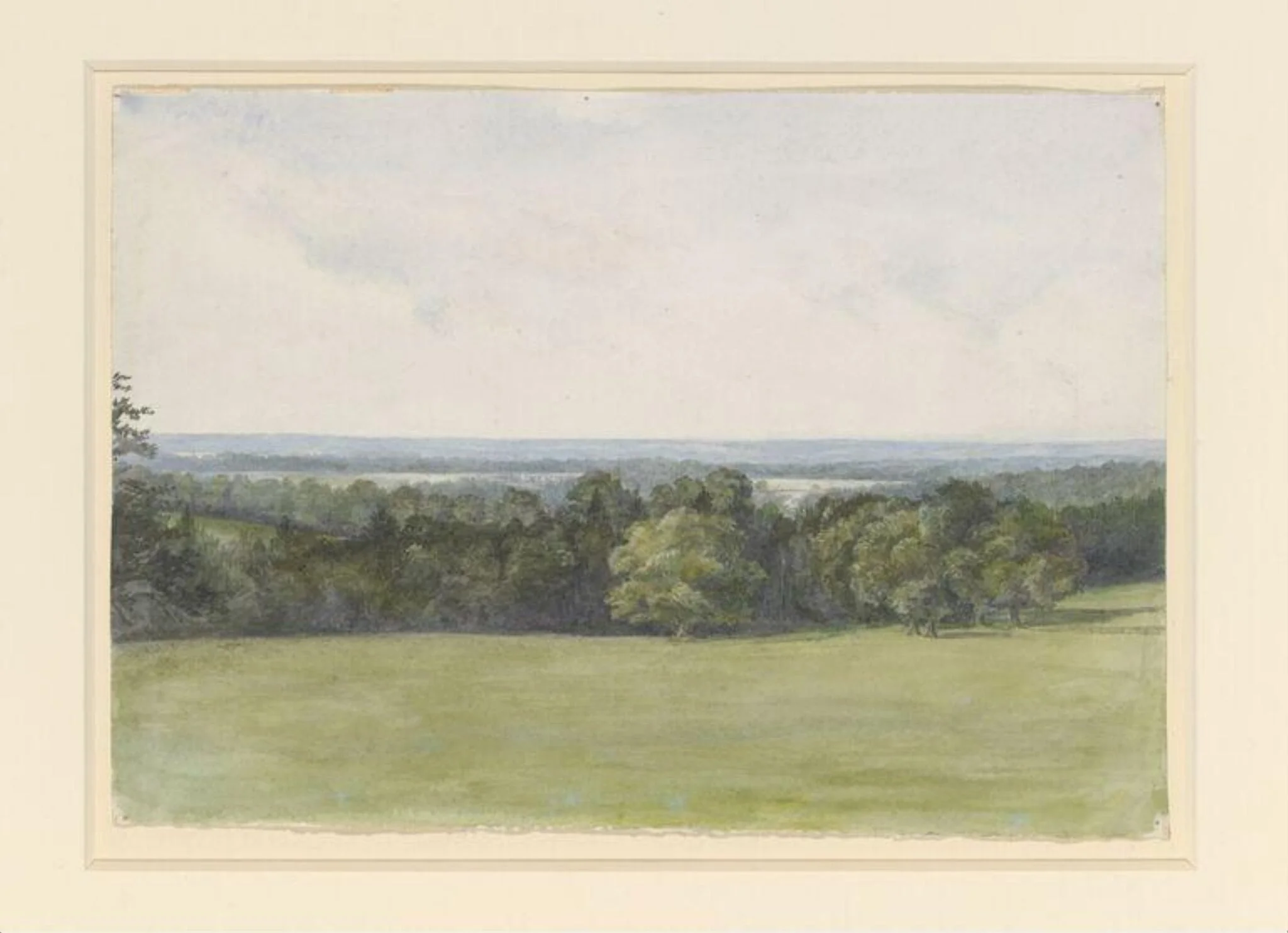 View from the drawing room window at Camfield Place, detail