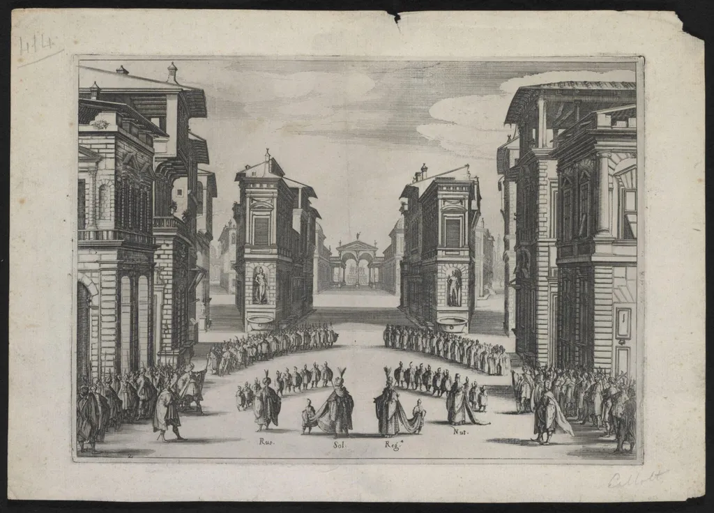 H Beard Print Collection, by Giulio Parigi, 1619