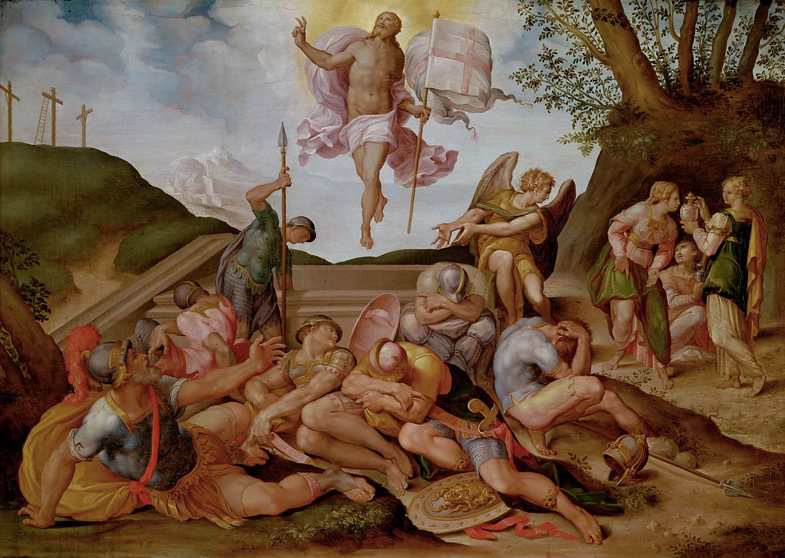 Christ Resurrected, detail