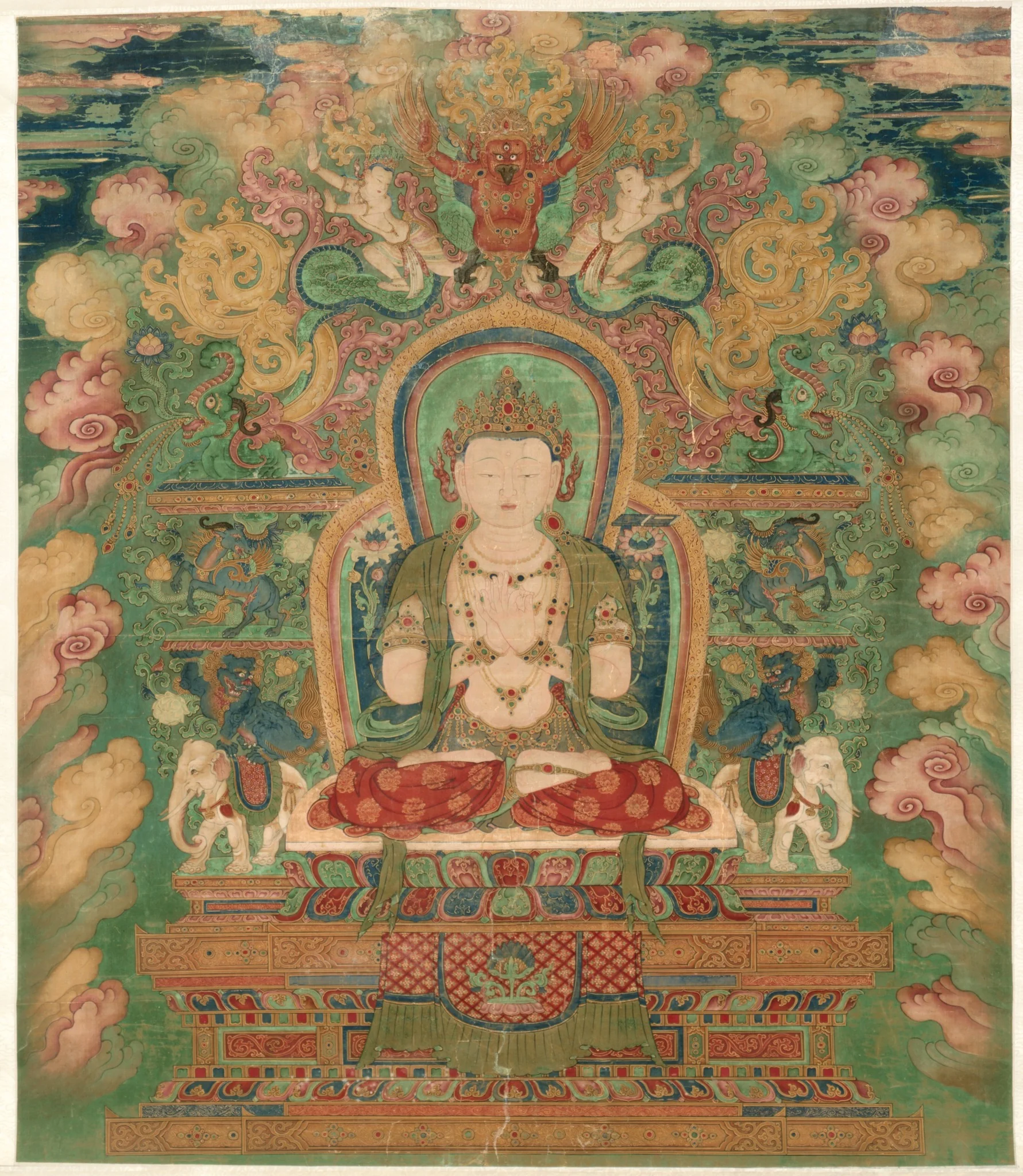 Manjushri, detail