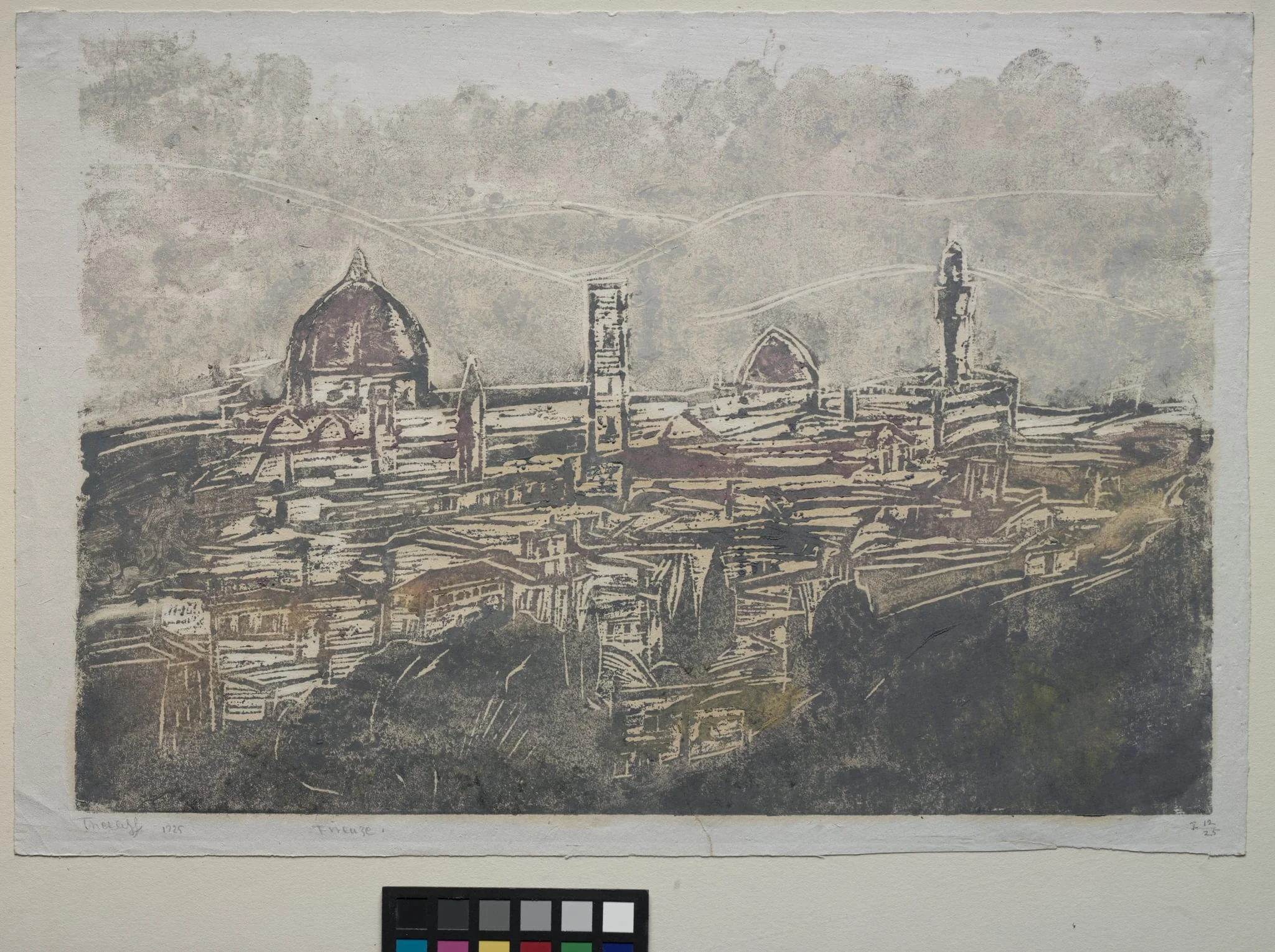 View of Florence, Italy, detail