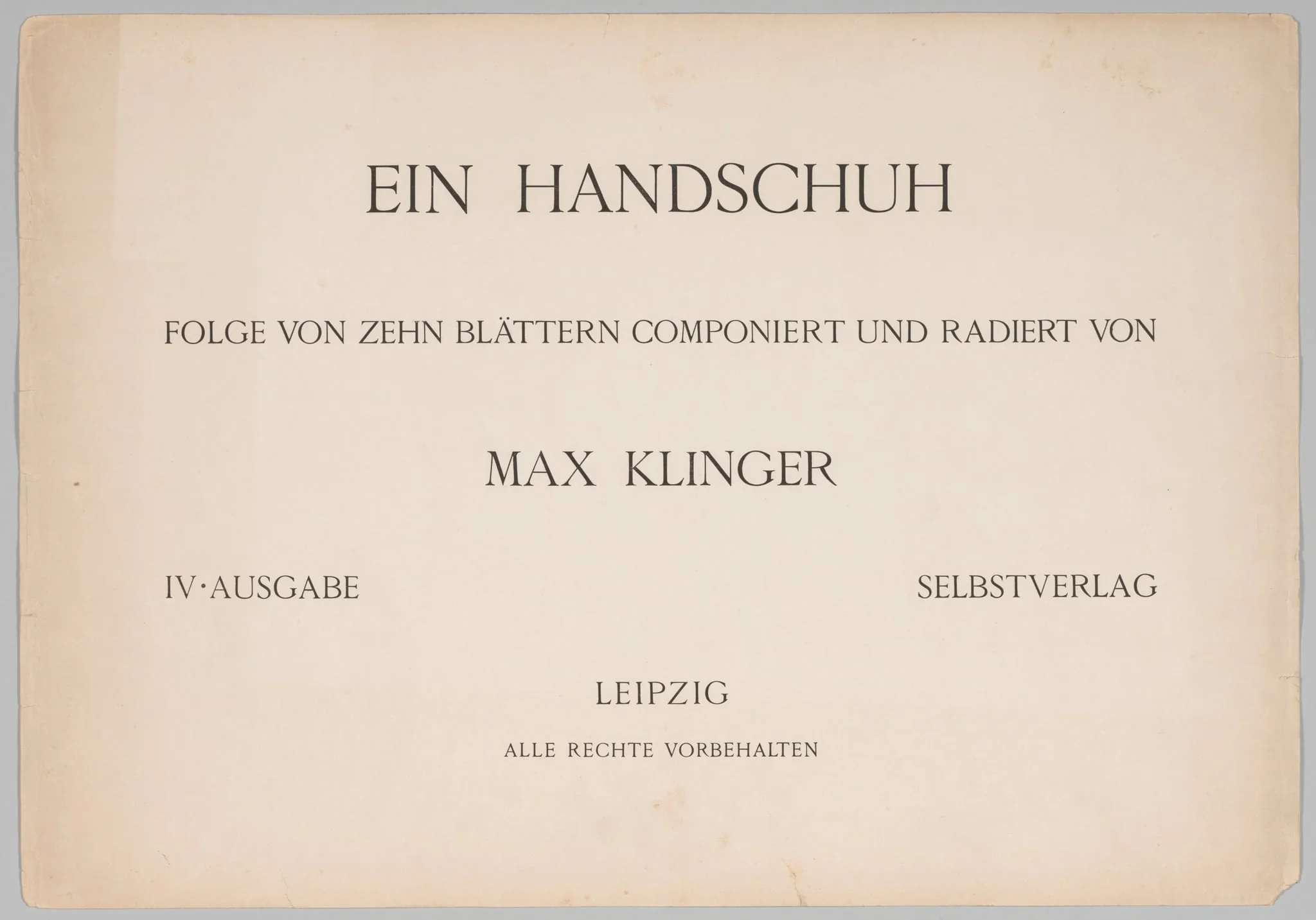 A Glove, detail