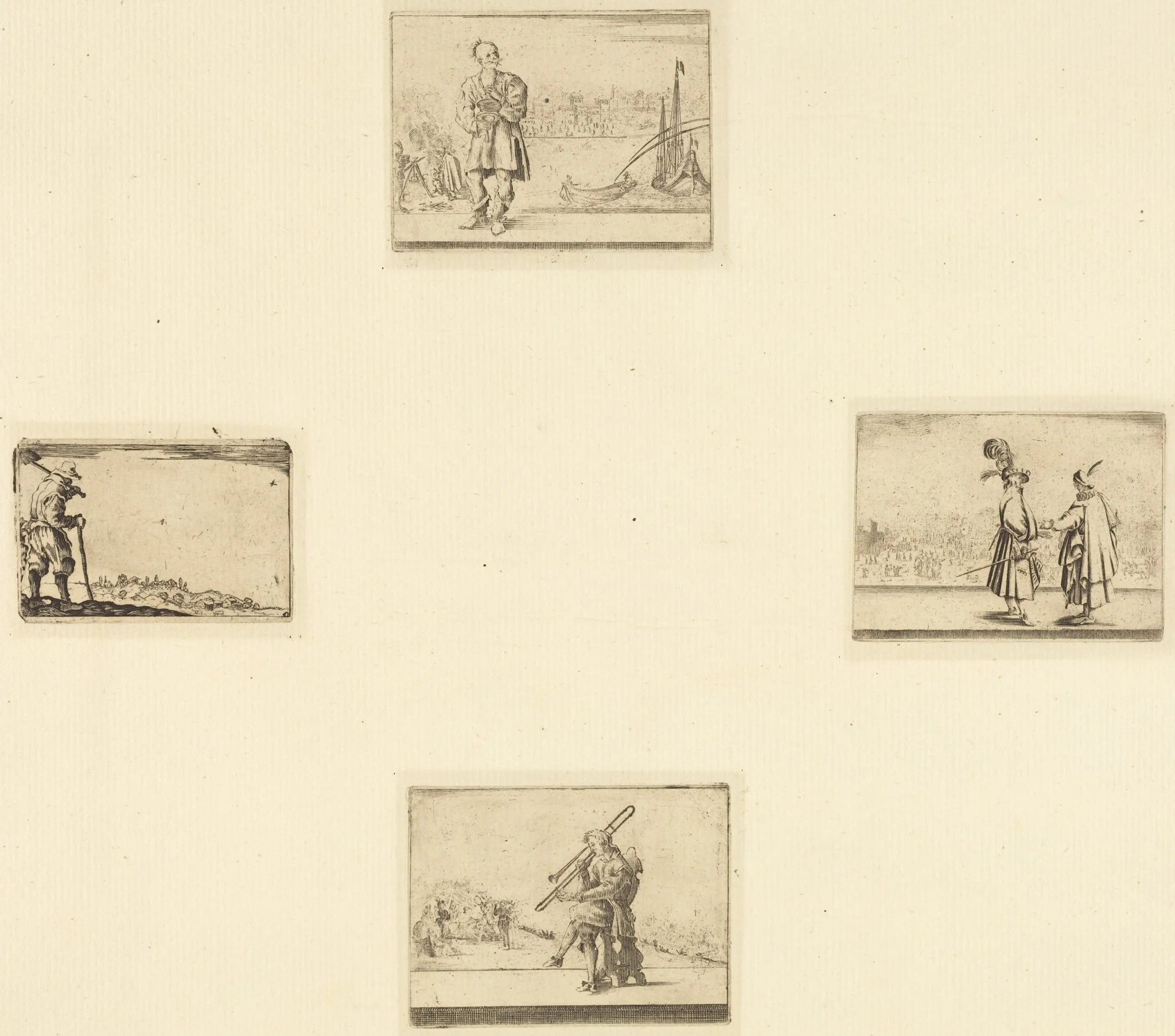 Sheet of Etchings, detail
