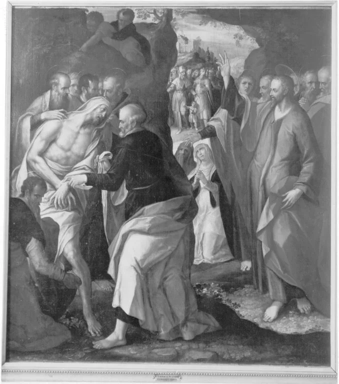 The Raising of Lazarus, detail