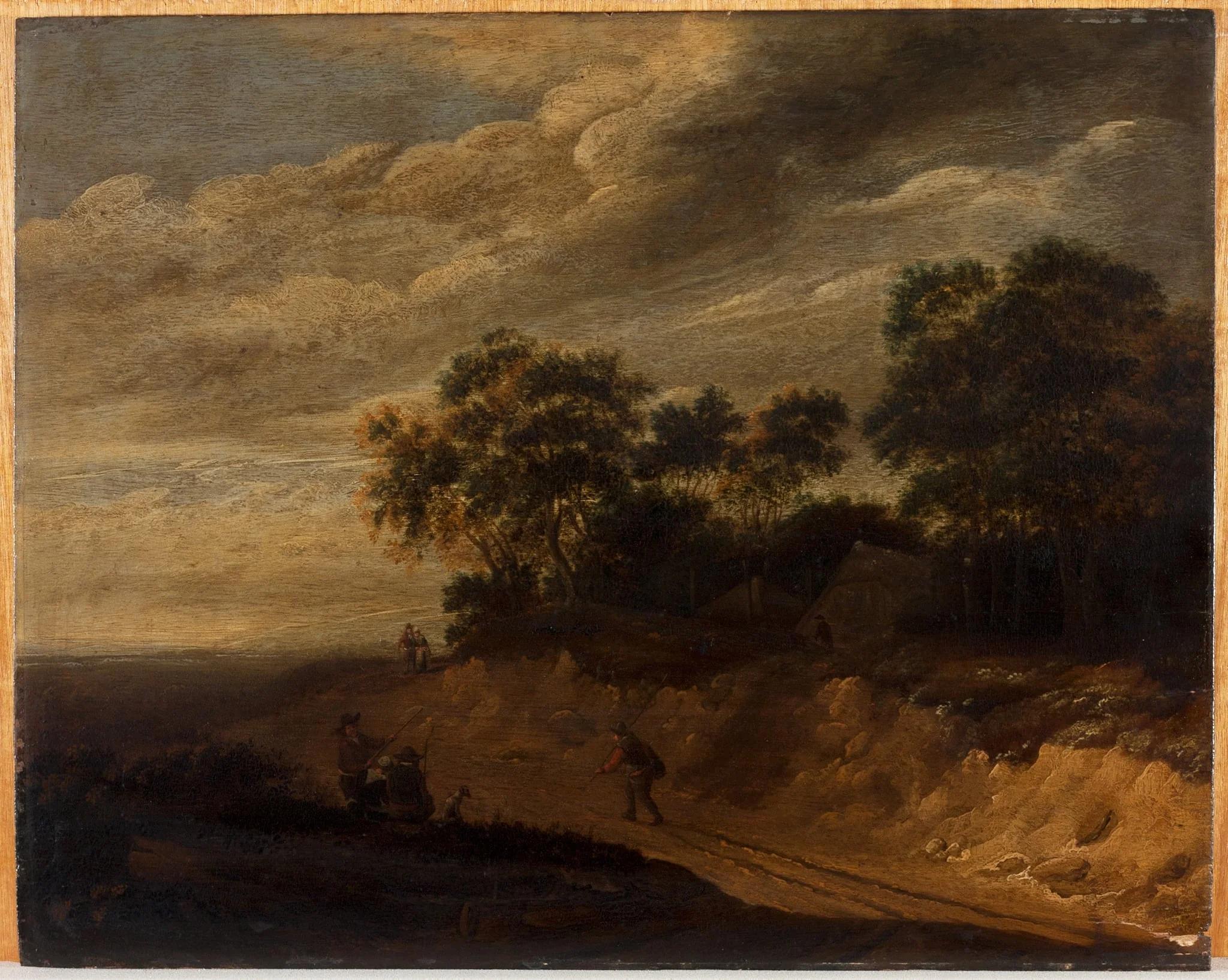 Dünenlandschaft mit Weg, detail