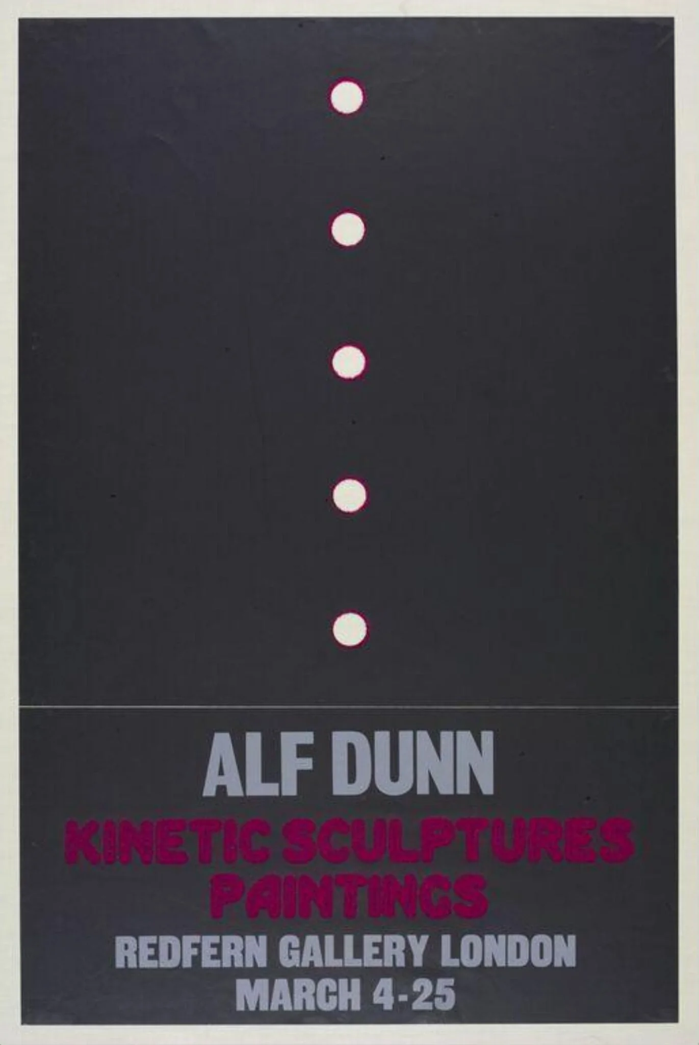 Alf Dunn. Kinetic Sculptures, Paintings, detail