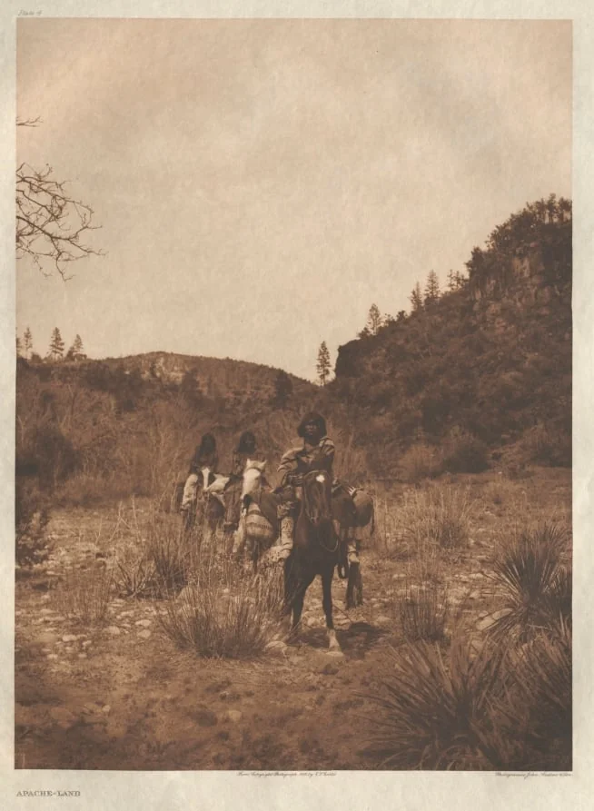 Portfolio I, Plate 4: Apache-Land, detail