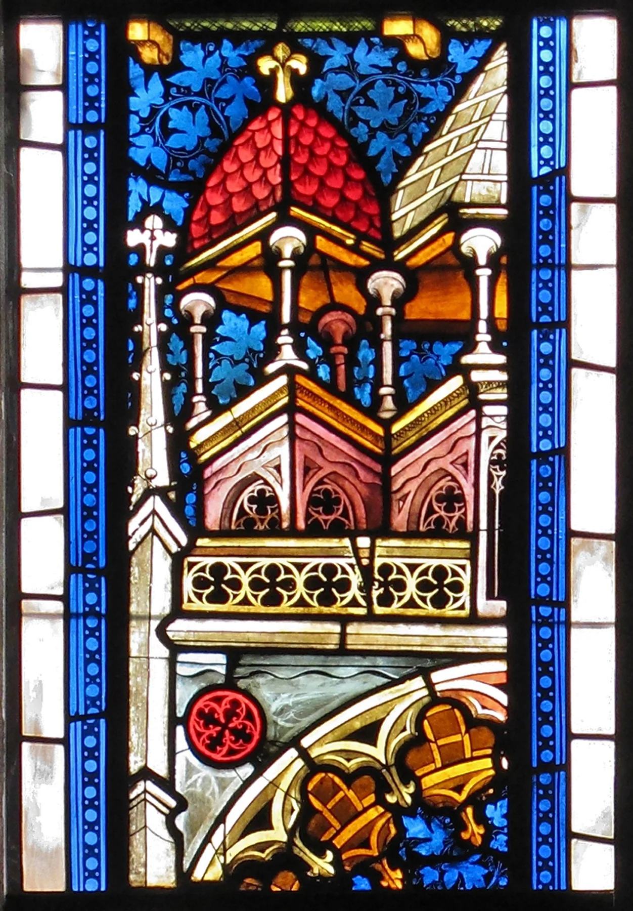 Architectural canopy, detail