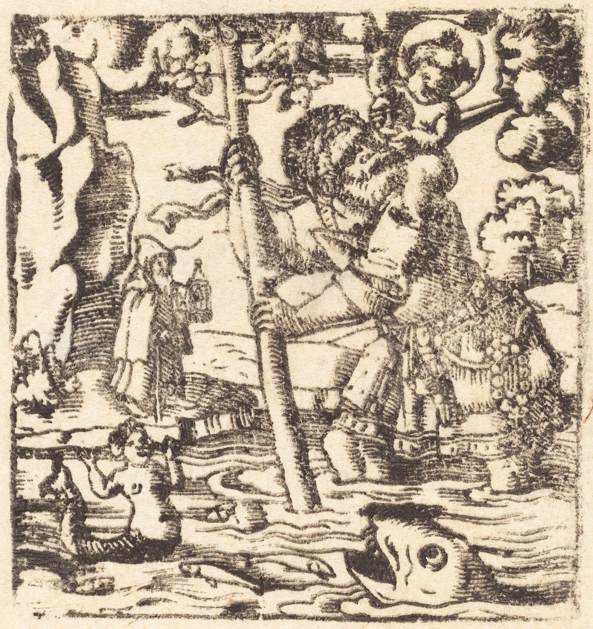 Saint Christopher, detail