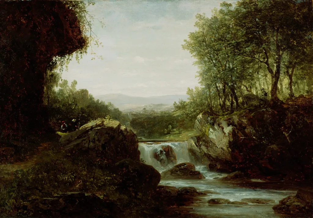 The Walking Tour, by John Frederick Kensett, oil, 1847