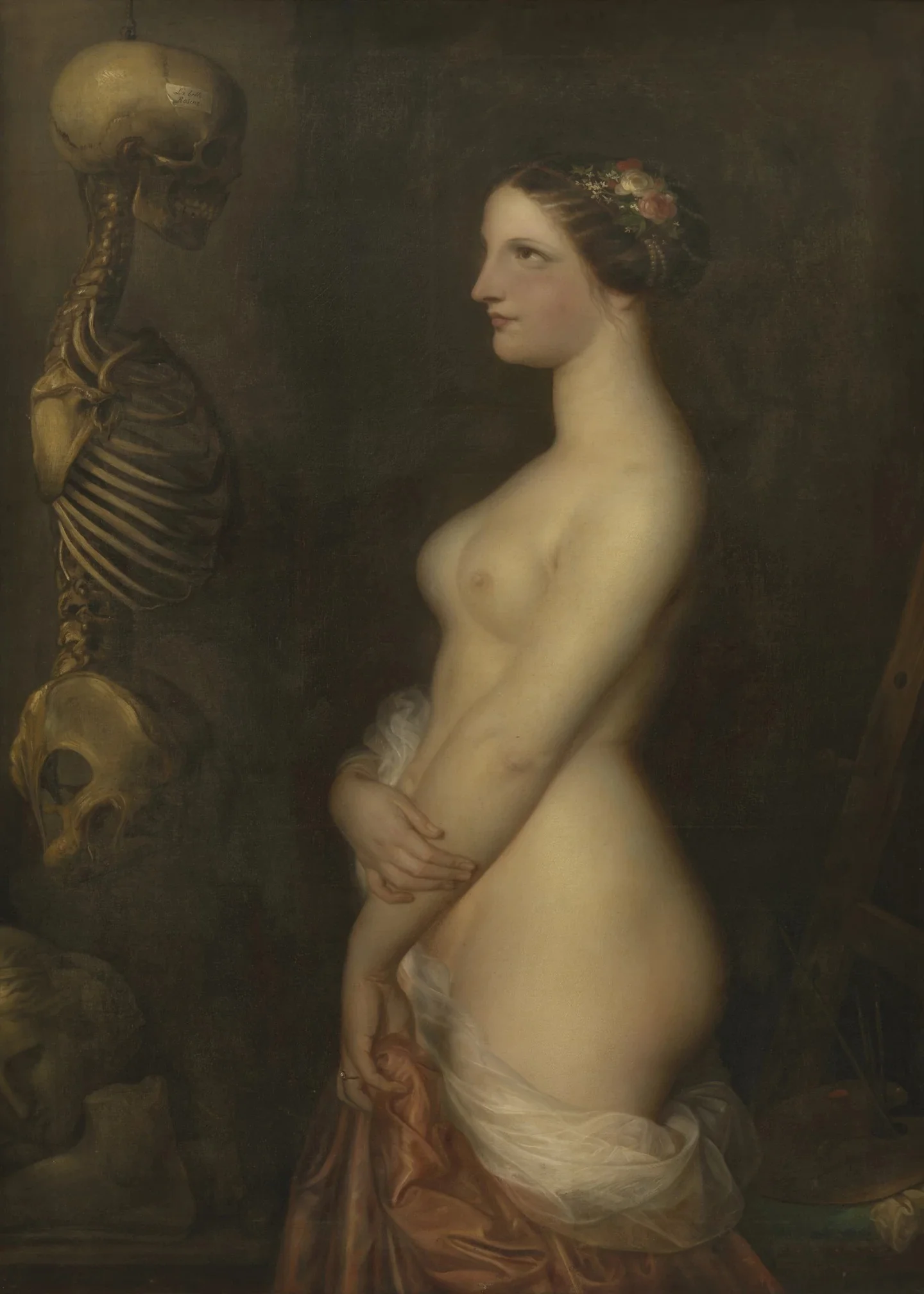 Two Young Girls or The Beautiful Rosine, detail