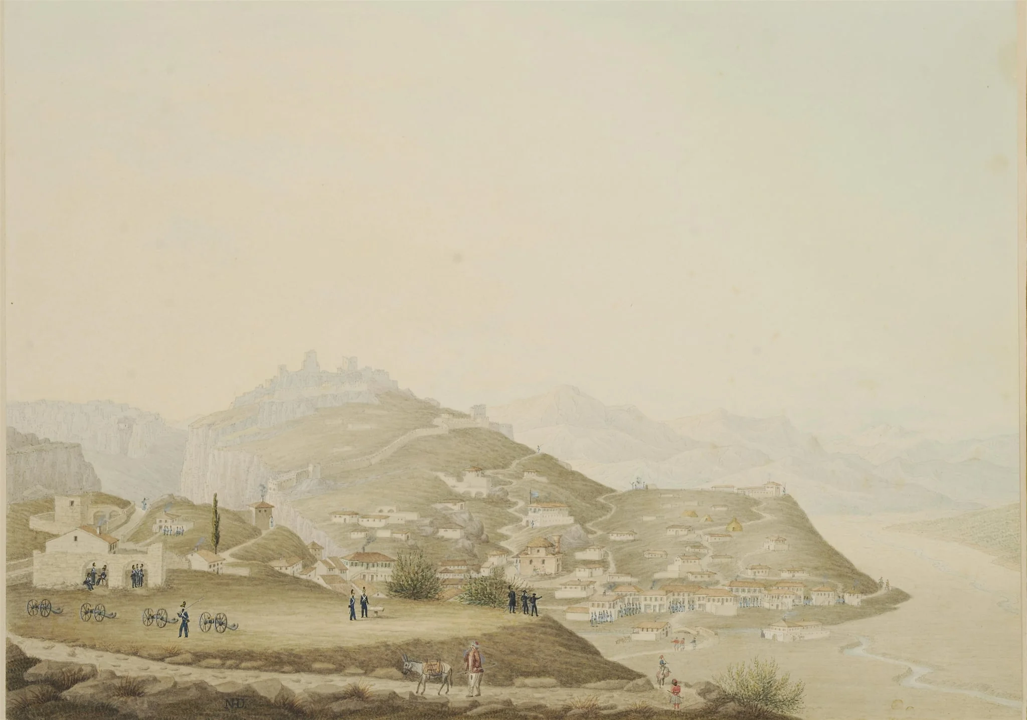 Η Λιβαδειά το 1833, detail