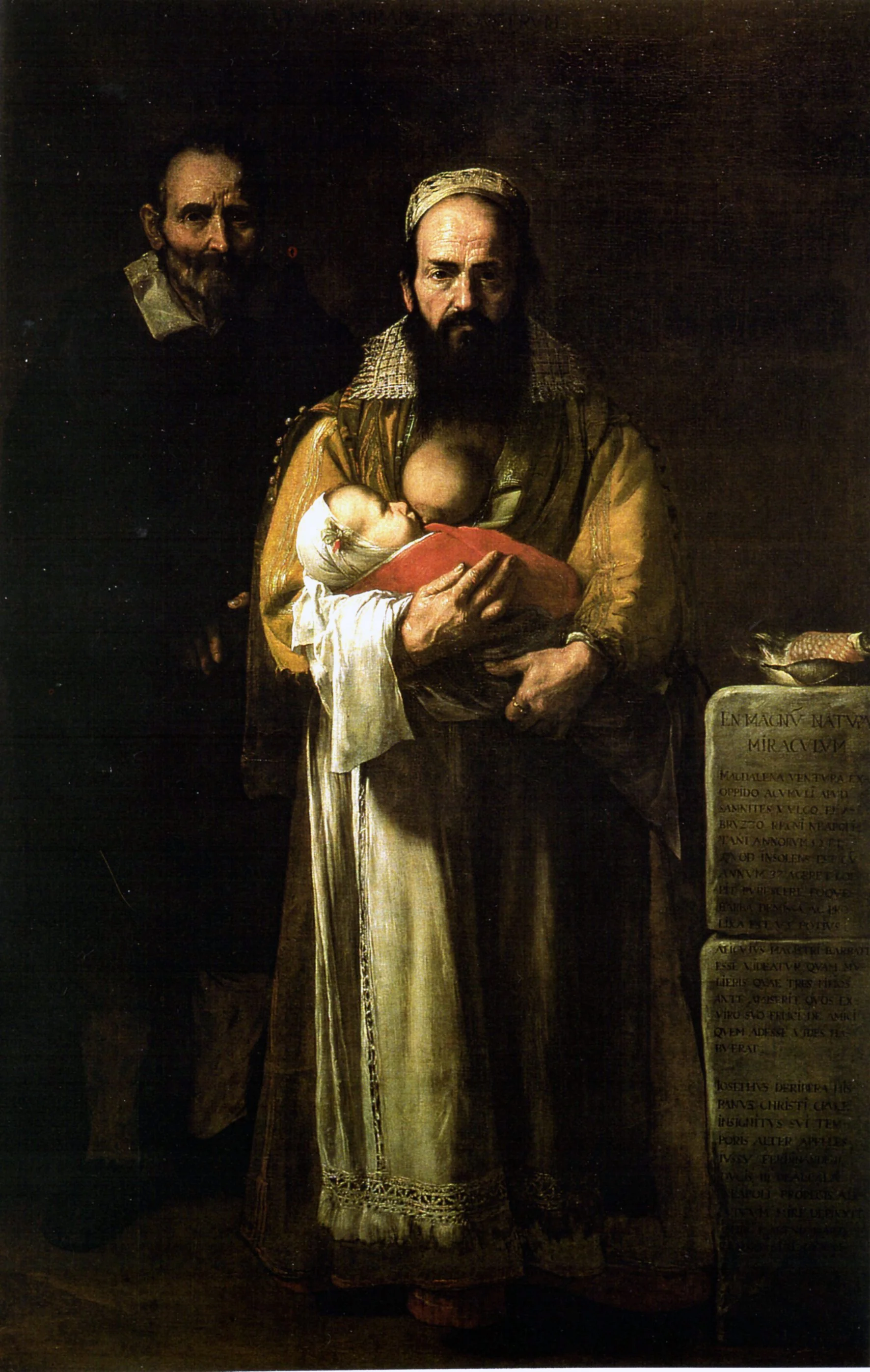 Magdalena Ventura with Her Husband and Son, detail