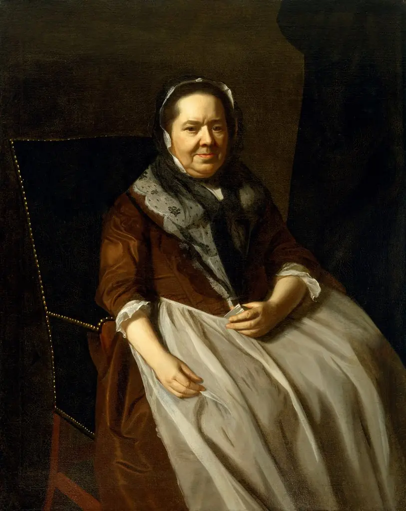 Portrait of Mrs. Paul Richard (Elizabeth Garland, 1700–1774), by John Singleton Copley, oil, 1771