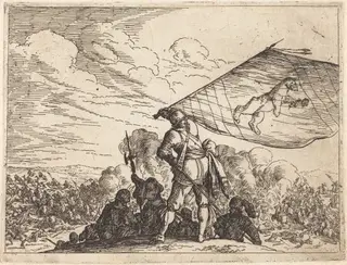 Capricci di varie battaglie, by Johann Wilhelm Baur, ink, 1635