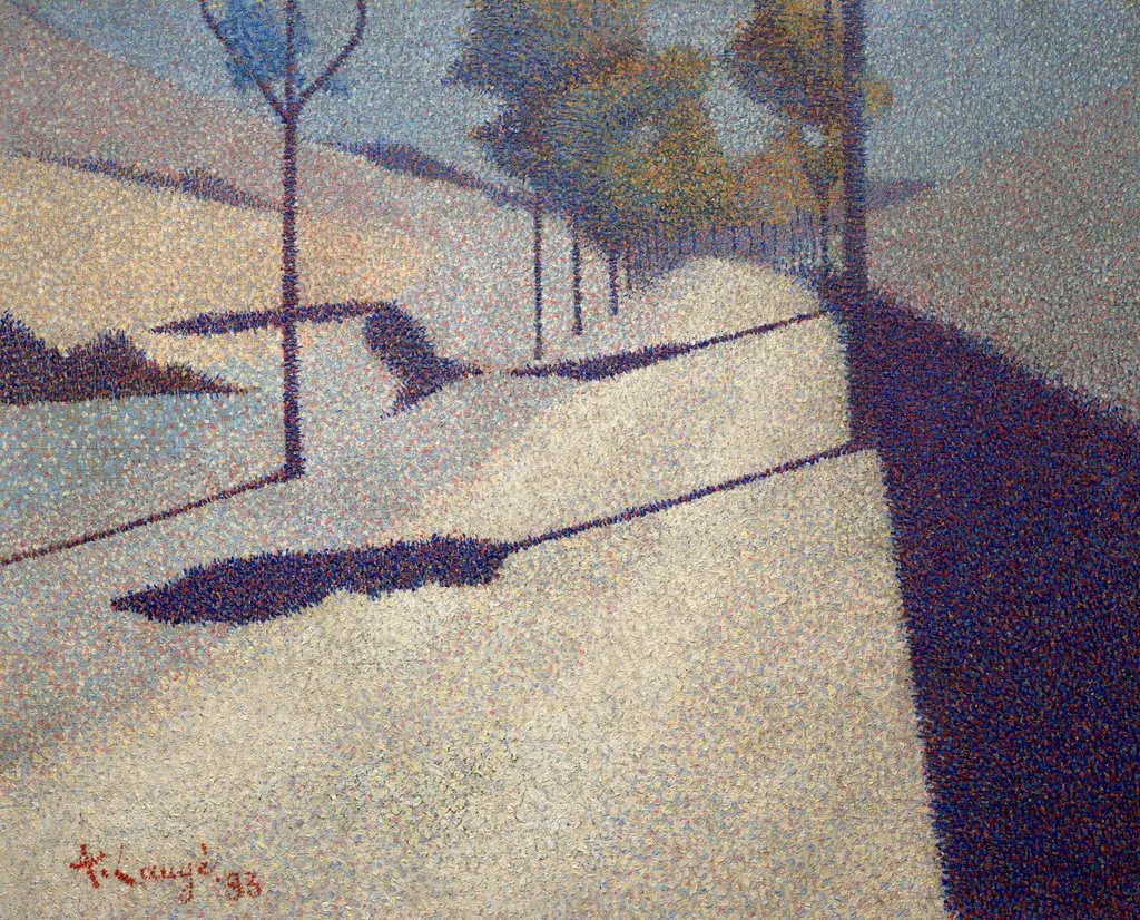 La route (The Road), by Achille Laugé, oil, 1897