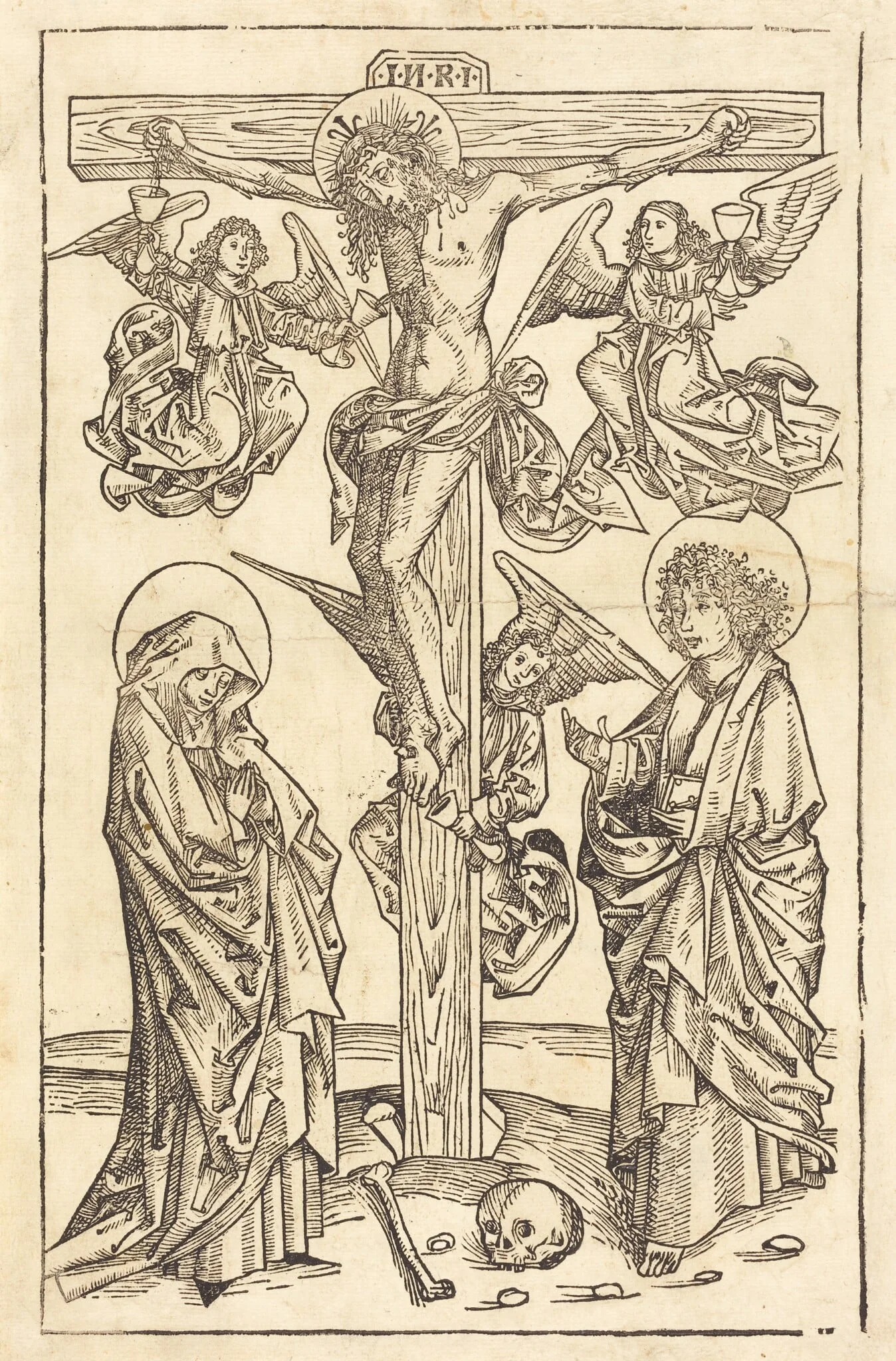Christ on the Cross with Angels, detail