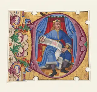 Initial D with David, by Master of the Cypresses, 1434