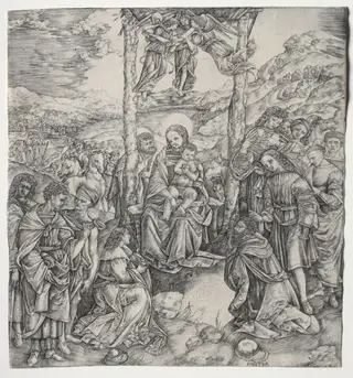 Adoration of the Magi, by Cristofano Robetta, 1512
