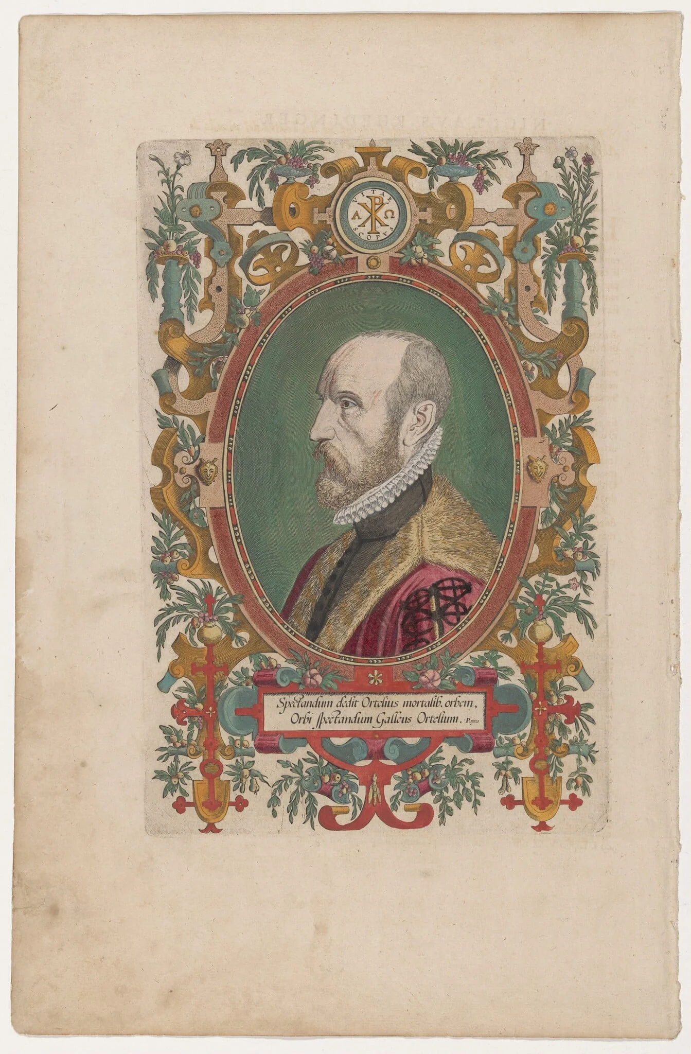 Abraham Ortelius (Wortels), detail