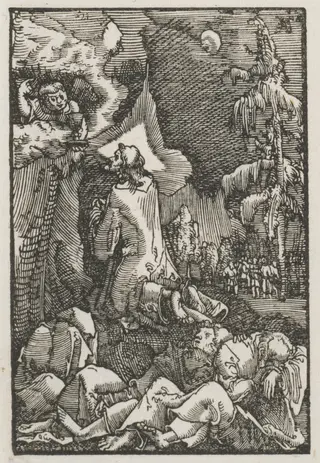 The Fall and Redemption of Man:  Christ on the Mount of Olives, by Albrecht Altdorfer, 1515