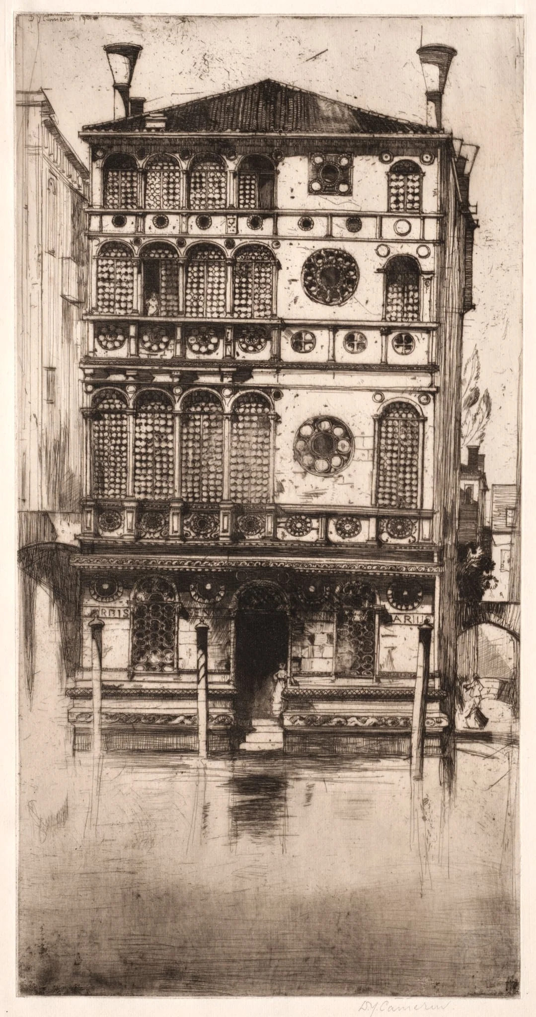Palazzo Dario, Venice, detail