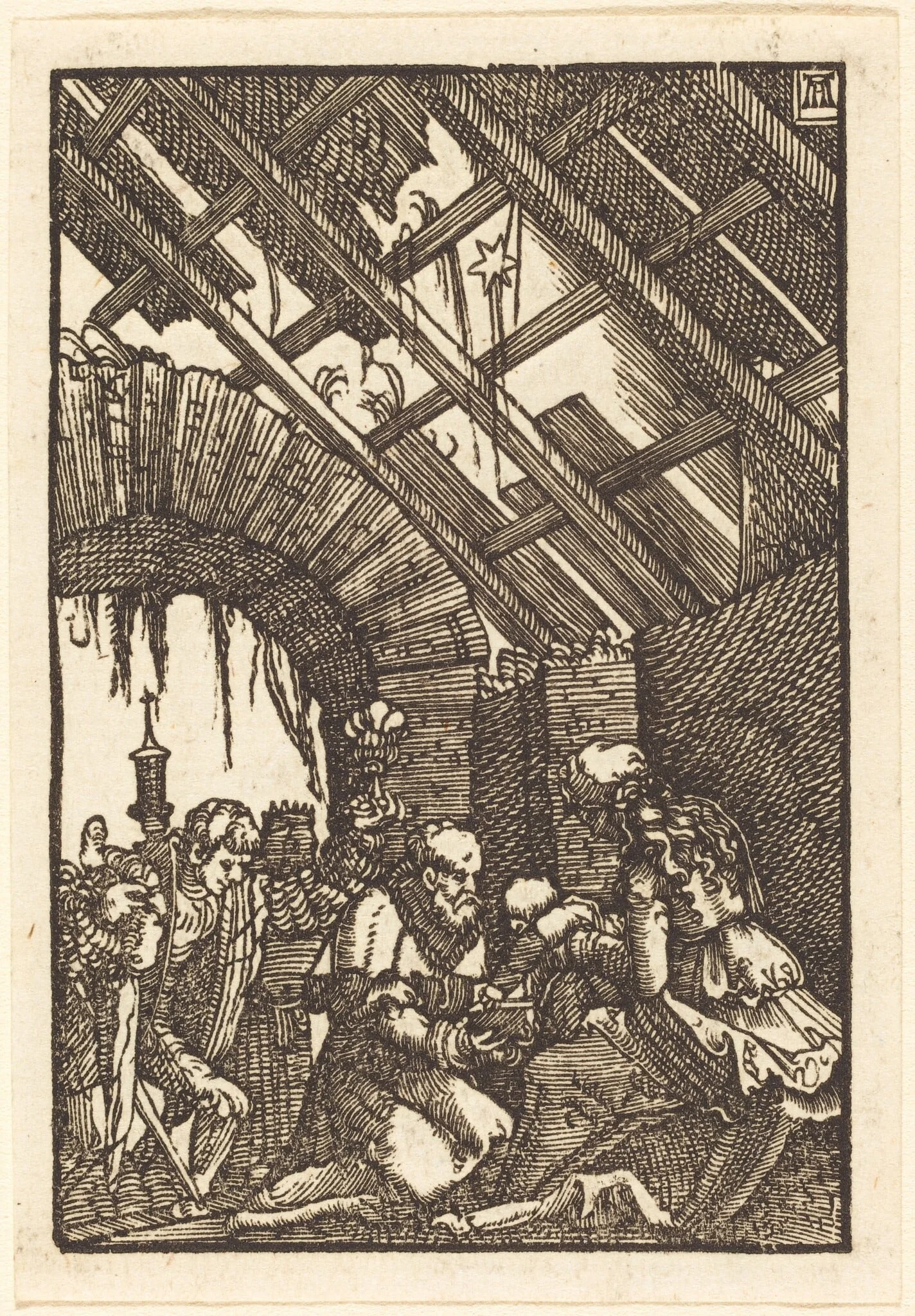 The Adoration of the Magi, detail