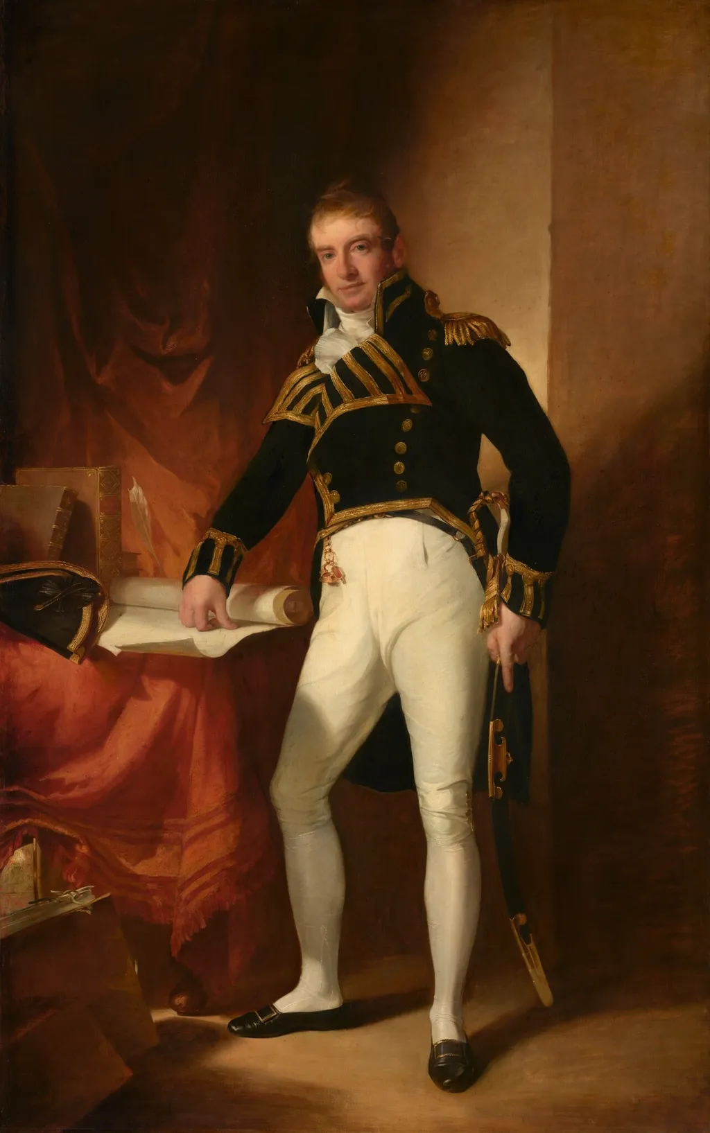 Captain Charles Stewart, by Thomas Sully, oil, 1812