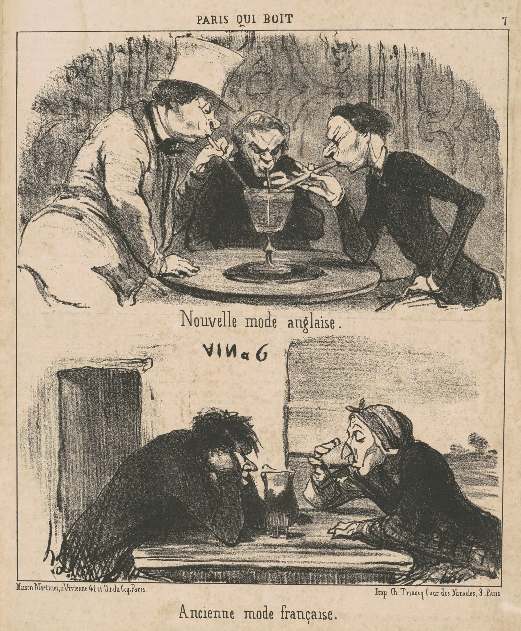Nouvelle mode anglaise, detail